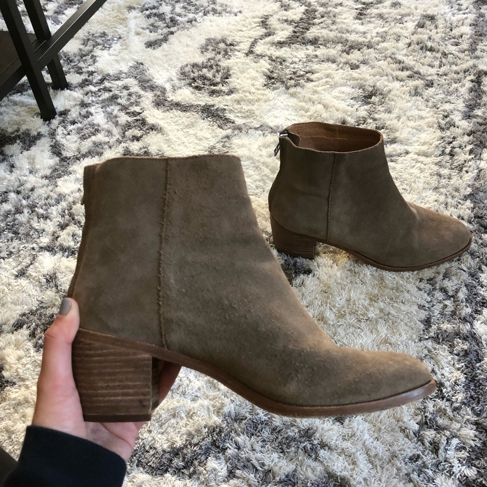 Madewell Suede Booties
